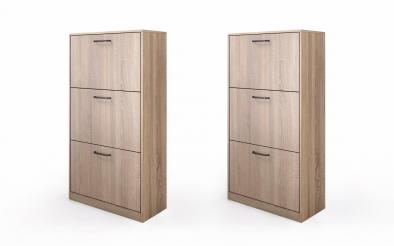 Set of 2 shoe cabinets Beko 3 Set of 2 shoe cabinets